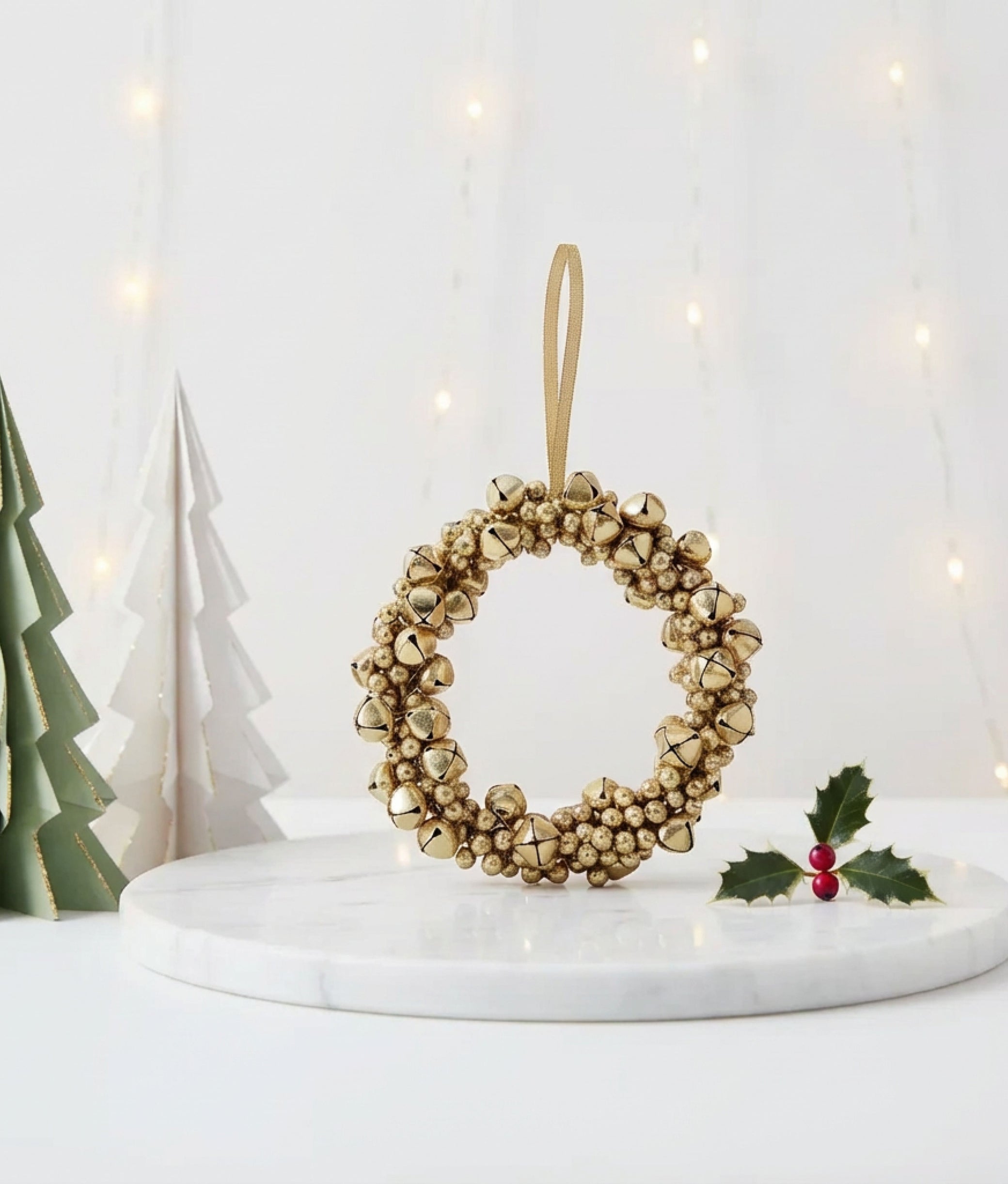 Brass Bells Wreath