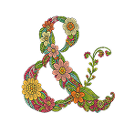 Flowers ampersand